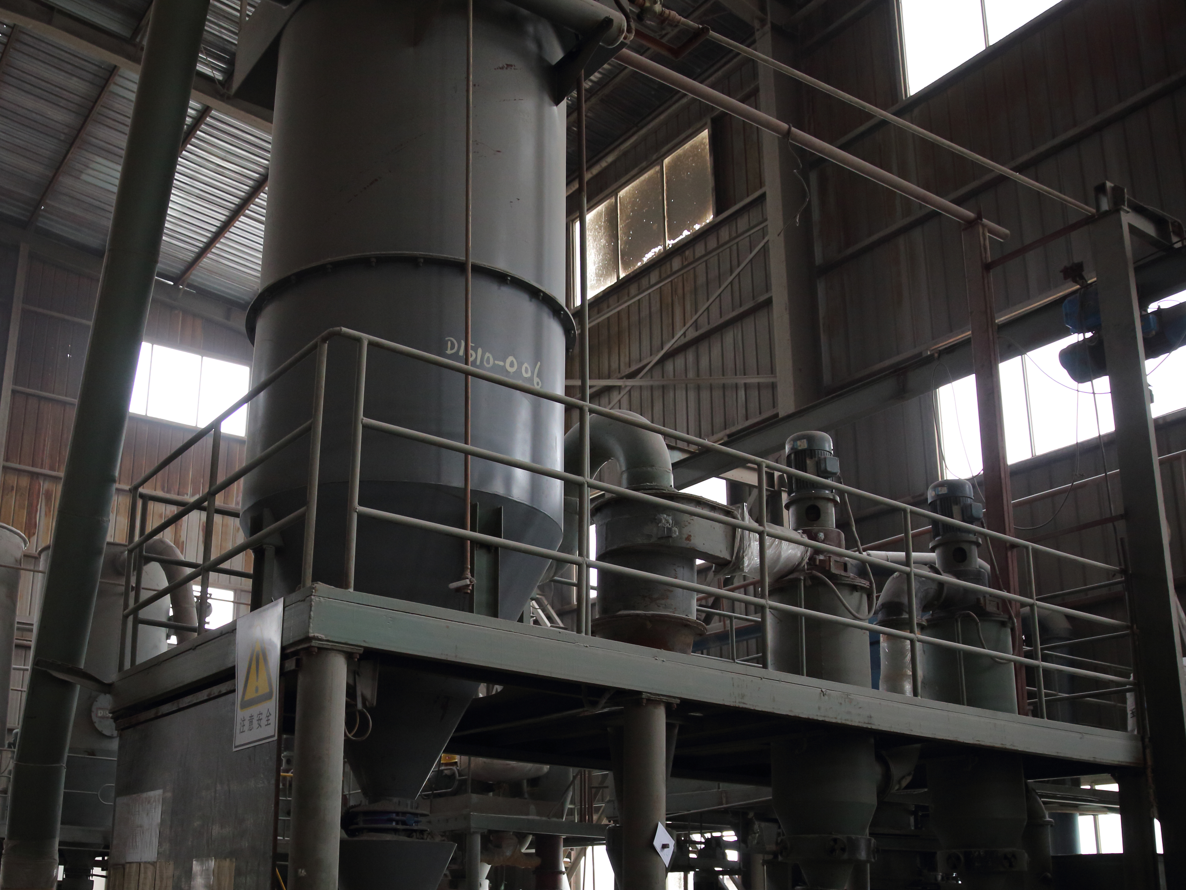 Air mill system at Suzhou plant to produce micro grits up to P1200